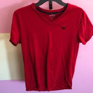 Red hollister shirt